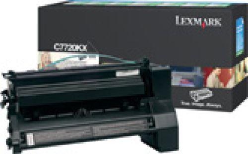 LEXMARK C-770/772 Cartucho Preto Extra Alto Rendimiento Retornable , Lexmark , LEXC7720KX , 734646256193